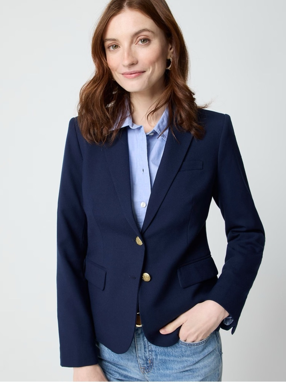 J. Crew Schoolboy Navy Blazer